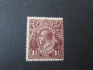 Australia 1918 KGV Sc 24 MH