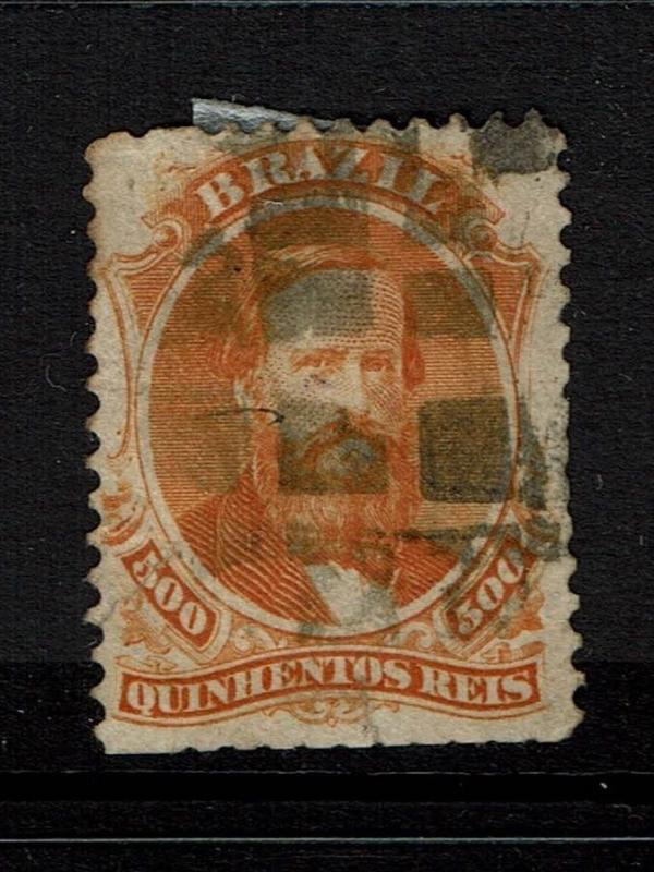 Brazil SC# 60, Used, Large Hinge Remnant - Lot 070417