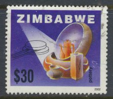 Zimbabwe SG 1076  SC#  906 Used  Local Crafts   see detail and scan 