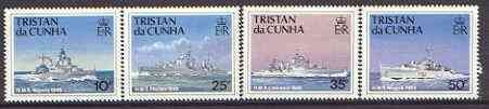 TRISTAN DA CUNHA - 1994 - Ships of Royal Navy - Perf 4v Set - Mint Never Hinged