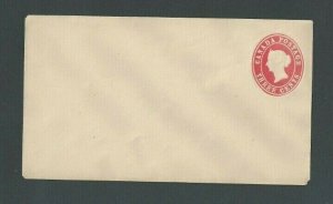 Ca 1877 Canada Cover 3c Pale Orange Red Mint