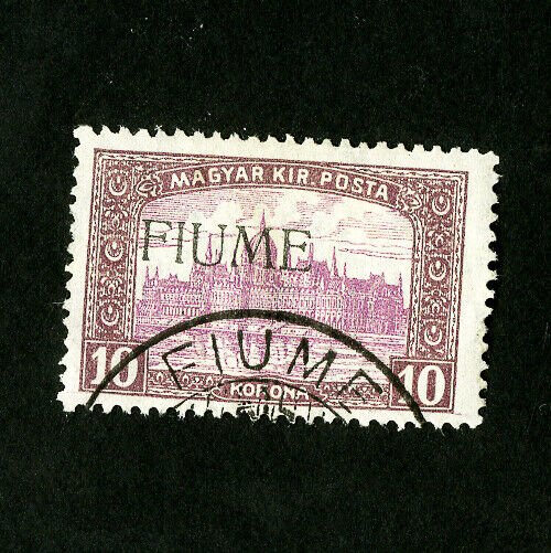 Fiume Stamps # 20 VF Used Signed Catalog Value $3,250.00