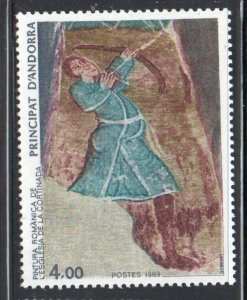 Andora (Fr) Sc 319 1983 Church Painting stamp mint NH