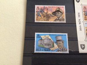 Sir Winston Churchill Isle of Man mint never hinged stamps A13472