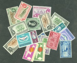 selection British Honduras 1949-66 (16) $9