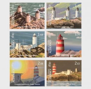 Alderney - Postfris/MNH - Complete set Lighthouses 2024