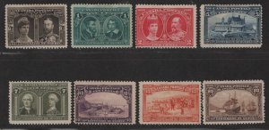 Canada Sc#96-103 M/H/F-VF, complete set, CV. $978