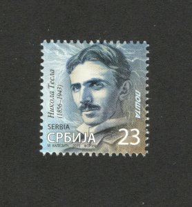 Serbia-como Nuevo Nunca con Bisagras sello definitivo-famoso Nikola Tesla - 2019. 