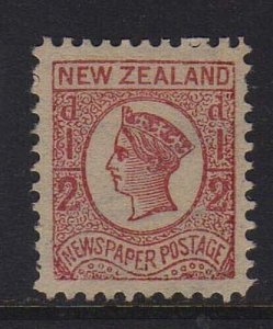 New Zealand 1875 Newspaper Sc P3b no gum