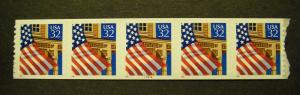 Scott 2915A, 32c Flag over Porch, PNC5, #87898 11x10