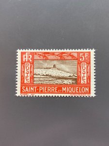 Saint Pierre & Miquelon 157 VF MH. Scott $32.50