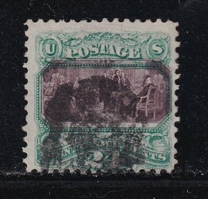 120 F-VF used neat cancel with nice color scv $ 600 ! see pic !