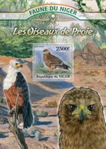 Niger - Birds of Prey - Souvenir Sheet - 14A-067