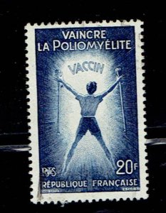 FRANCE SCOTT#933 1959 POLIO VACCINATION - USED