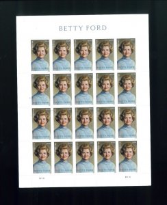 United States Betty Ford Forever Postage Stamp #5852 MNH Full Sheet