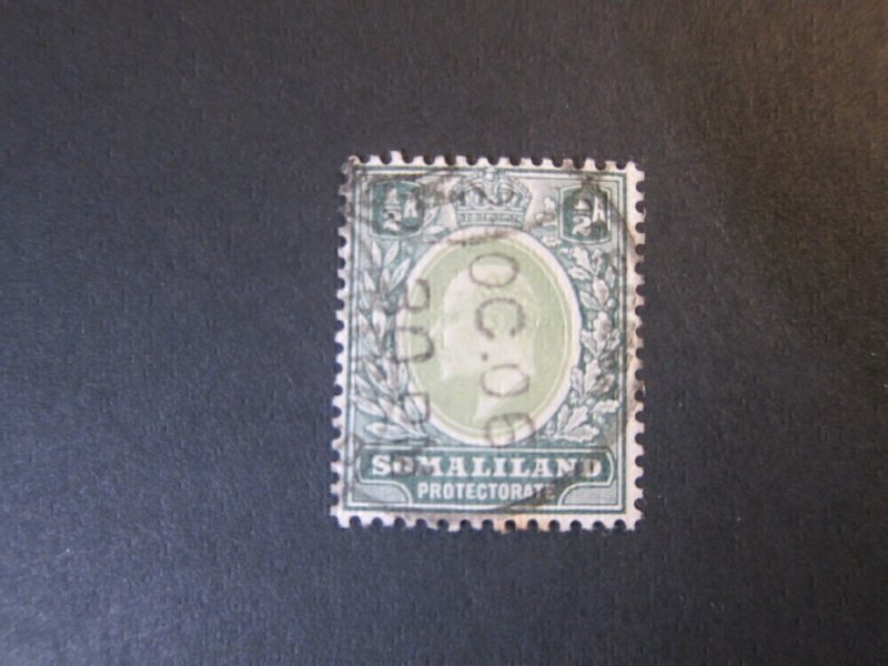 Somaliland Protectorate 1904 KEVII Sc 27 FU