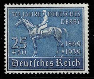 Germany 1939 Sc.#B144 MNH,  Racehorse