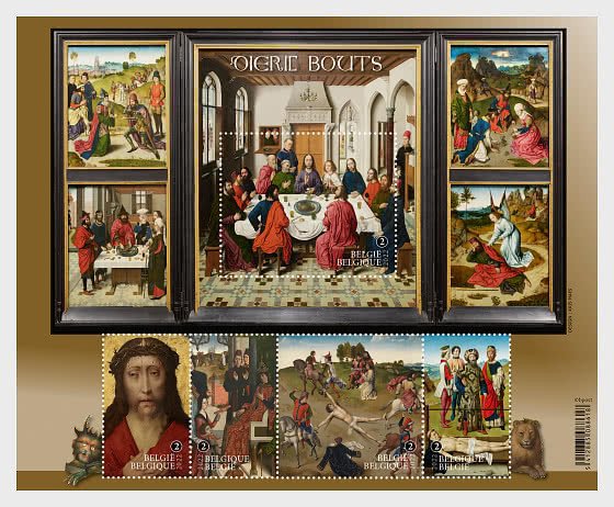 Belgium / België - Postfris/MNH - Sheet Dieric Bouts 2022