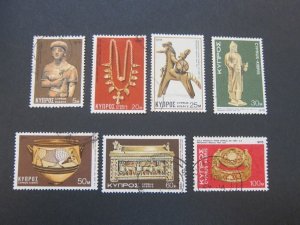 Cyprus 1976 Sc 452-54,56,58-60 FU