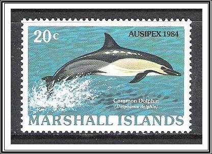 Marshall Islands #54 Dolphins MNH