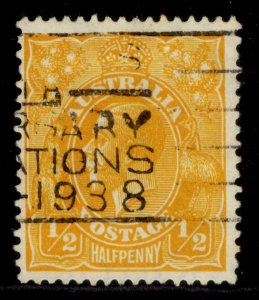 AUSTRALIA GV SG94, ½d orange, FINE USED.