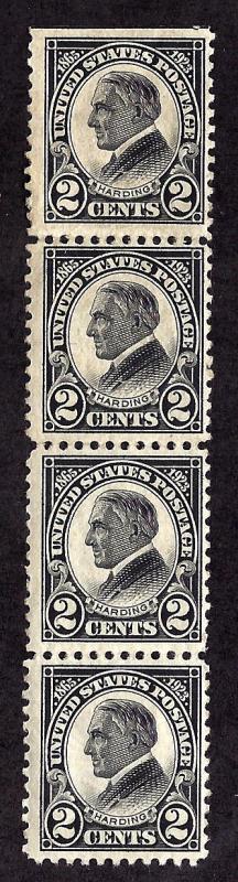 610 Mint,OG,H/NH... Strip of 4... SCV $3.30