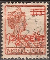 Netherlands Indies (Indonesia) 1922: Sc. # 144; Used Single Stamp