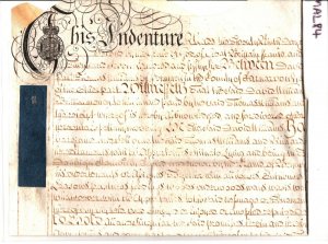GB Wales REVENUES DOCUMENT Indenture ROYAL CYPHER 1756 Caernarvonshire MAL84 