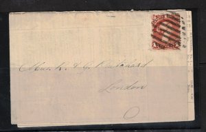 Canada #22 Used On Prices Current Cover To London ONT