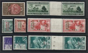 Trieste eight different values in pairs with group interspace