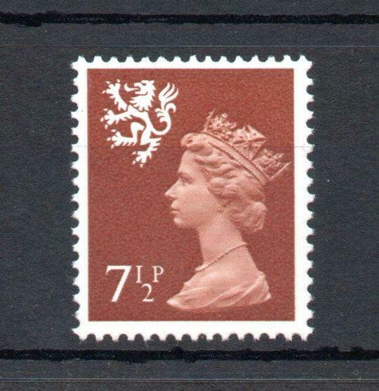 71/2p SCOTLAND REGIONAL UNMOUNTED MINT WITH PHOSPHOR OMITTED