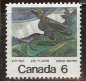 Canada Scott 532 MNH** 1971 Big Raven Painiting Art stamp