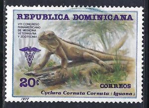 Dominican Republic 792 VFU IGUANA FAUNA Z6669-4