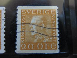 Sweden Sweden Sverige Sweden 1925 Unwmk 20o Perf 10 Fine Green Used A13P2F135-