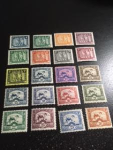 Indo China sc 143-166 MNH includes all the a's