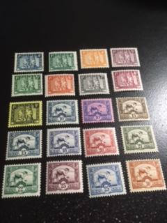 Indo China sc 143-166 MNH includes all the a's