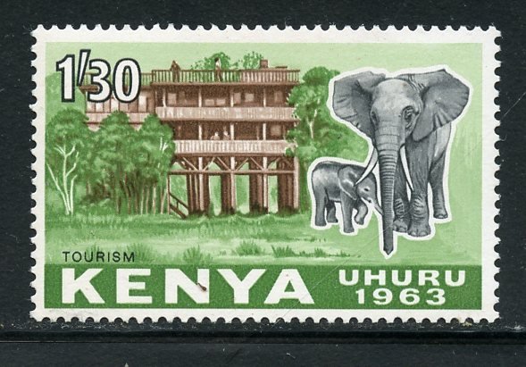 kenya # 10, Mint Hinge. CV $ 5.25