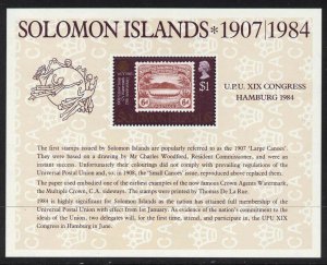 Solomon Islands 525 MNH UPU, Stamp on Stamp, World Communications Year