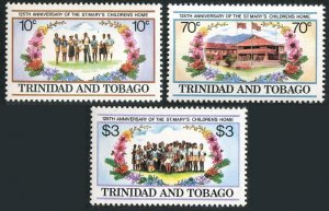 Trinidad & Tobago 416-418, MNH. St Mary's Children Home, 120th Ann. 1984.