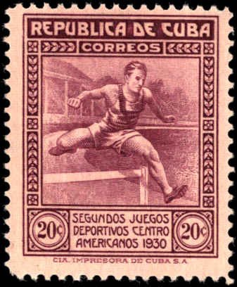 Cuba #299-303, Complete Set(5), 1930, Sports, Hinged
