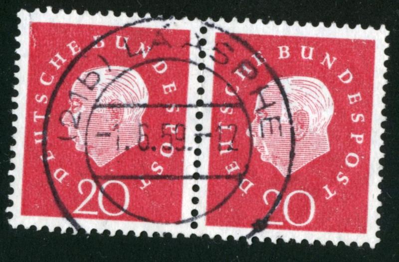 GERMANY #795, USED PAIR - GER039