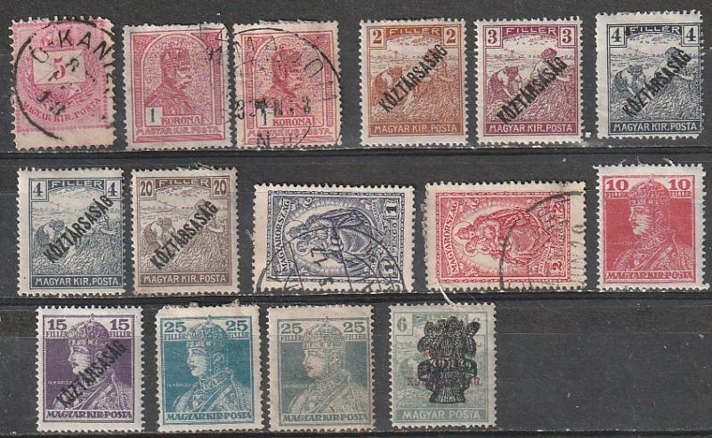 Hungary Used & Mint OGH lot #7