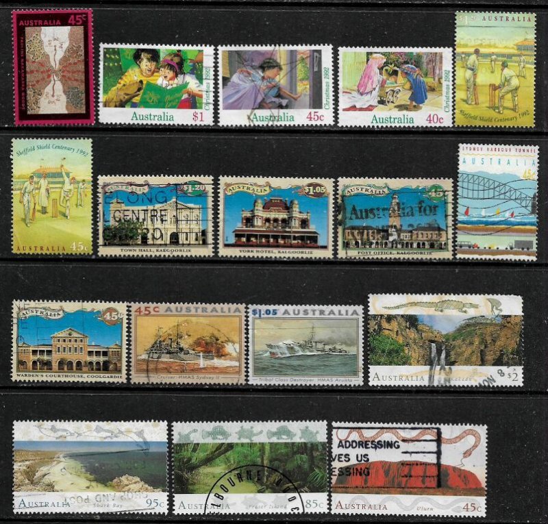 Australia Small Used Collection of Stamps (005)