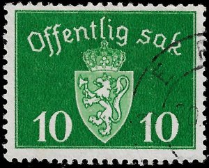 Norway 1938 Sc O23 U vf