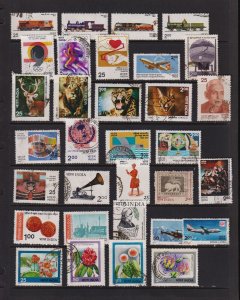 India - 32 commemorative stamps, cat. $ 44.35