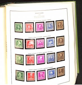 United States Scott National Stamp Album, 1846-1987, Much Mint NH 