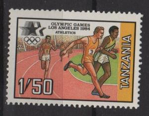Tanzania 1984 - Scott  243 MNH - LA Olympics, Running 