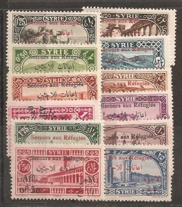 Syria SC B1-12  Mint, Heavy Hinge