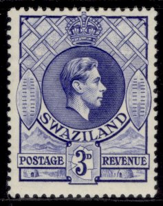 SWAZILAND GVI SG32, 3d ultramarine, M MINT. Cat £11.