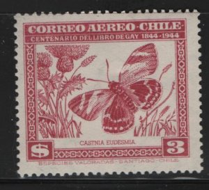 CHILE C124g  MNH  BUTTERFLY